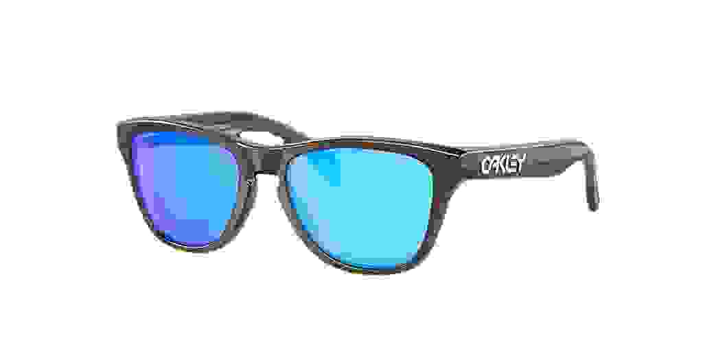 Oakley Frogskins XXS Youth Prizm Sapphrie Sunglasses - Grey Smoke